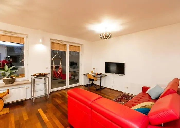Stunning Apartment. Garage. Security. Mokotow Area Varsó